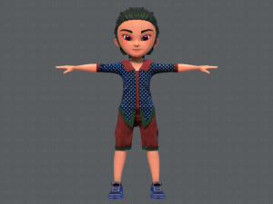 base boyv04 clothing v01 Modello 3D