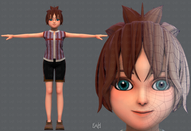base girlv04 clothing v01 3D Модель .c4d .max .obj .3ds .fbx .stl .blend 