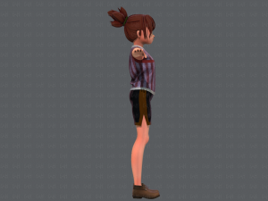 base girlv04 clothing v01 3D Модель