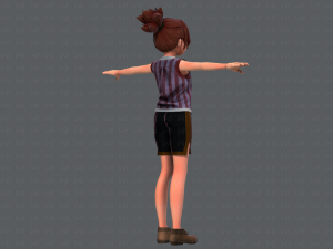 base girlv04 clothing v01 3D Модель