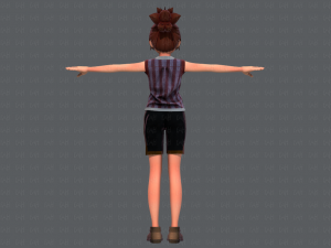 base girlv04 clothing v01 3D Модель