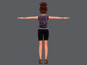 base girlv04 clothing v01 3D Model