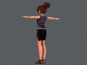 base girlv04 clothing v01 3D Модель