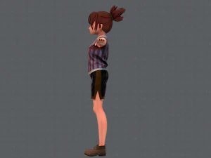 base girlv04 clothing v01 3D Model