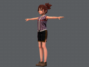 base girlv04 clothing v01 3D Модель