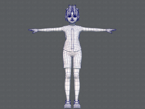 base girlv04 clothing v01 3D Модель
