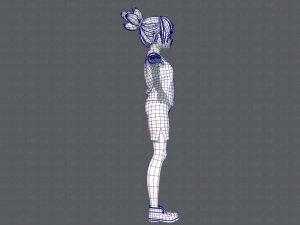 base girlv04 clothing v01 3D Модель