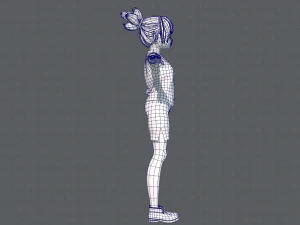 base girlv04 clothing v01 3D Model