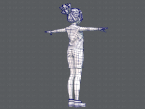 base girlv04 clothing v01 3D Модель
