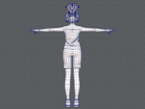 base girlv04 clothing v01 3D Модель