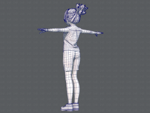 base girlv04 clothing v01 3D Модель