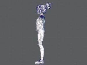 base girlv04 clothing v01 3D Model