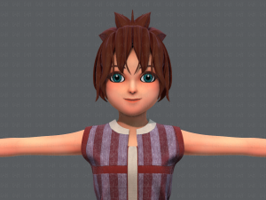 base girlv04 clothing v01 3D Модель