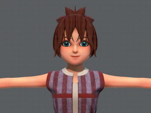 base girlv04 clothing v01 3D Model