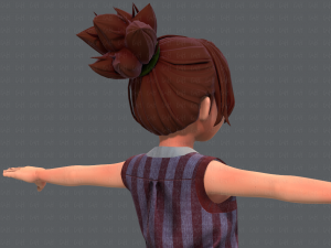base girlv04 clothing v01 3D Модель