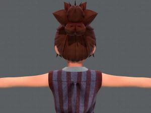 base girlv04 clothing v01 3D Model