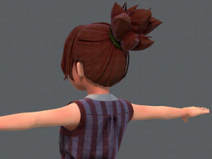 base girlv04 clothing v01 3D Model