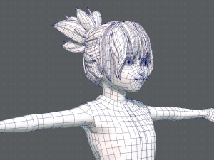 base girlv04 clothing v01 3D Модель