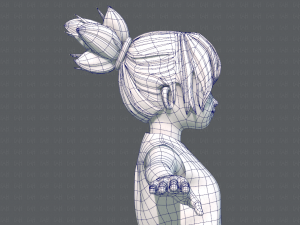 base girlv04 clothing v01 3D Модель
