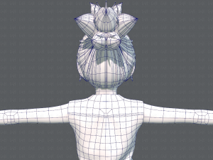 base girlv04 clothing v01 3D Модель