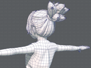 base girlv04 clothing v01 3D Модель
