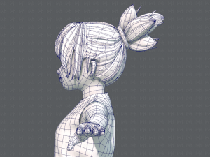 base girlv04 clothing v01 3D Модель
