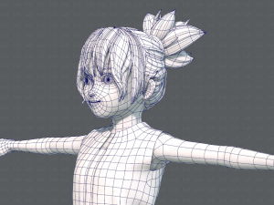 base girlv04 clothing v01 3D Модель