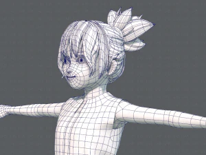 base girlv04 clothing v01 3D Model