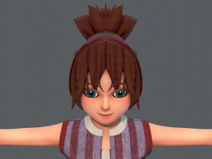 base girlv04 clothing v01 3D Модель