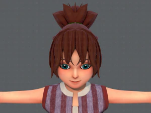 base girlv04 clothing v01 3D Model
