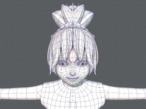 base girlv04 clothing v01 3D Model