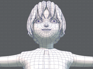 base girlv04 clothing v01 3D Модель