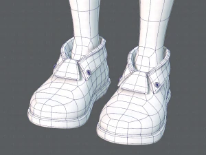 base girlv04 clothing v01 3D Model
