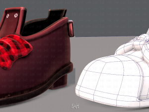 shoes cartoonv32 3D Model
