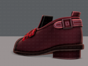shoes cartoonv32 Model 3D