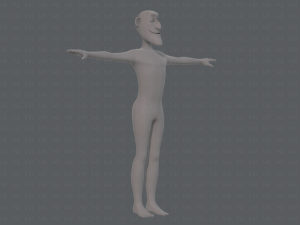 base mesh man character v14 3D 模型