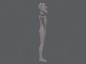 base mesh man character v14 3D 模型