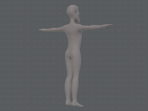 base mesh man character v14 3D 模型