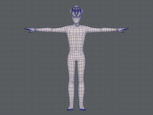 base mesh man character v14 3D 模型