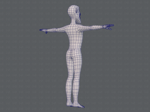 base mesh man character v14 3D 模型