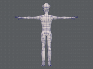 base mesh man character v14 3D 模型