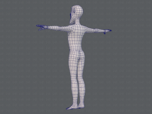 base mesh man character v14 3D 模型