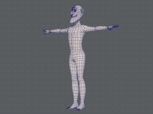 base mesh man character v14 3D 模型