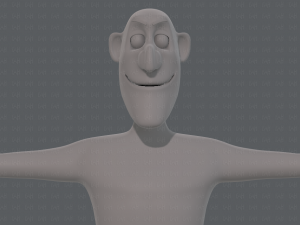 base mesh man character v14 3D 模型