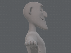 base mesh man character v14 3D 模型