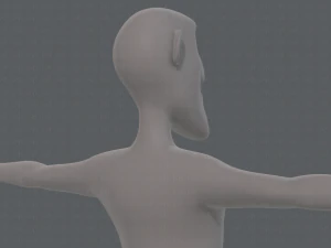 base mesh man character v14 3D Model