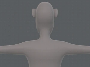 base mesh man character v14 3D Model