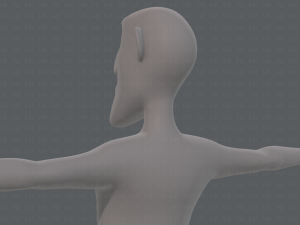 base mesh man character v14 3D 模型