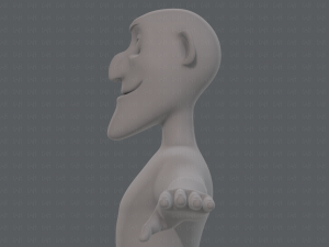 base mesh man character v14 3D 模型