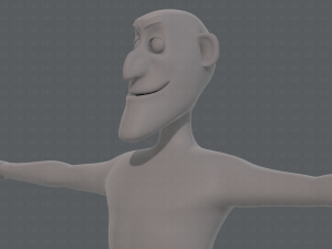 base mesh man character v14 3D 模型